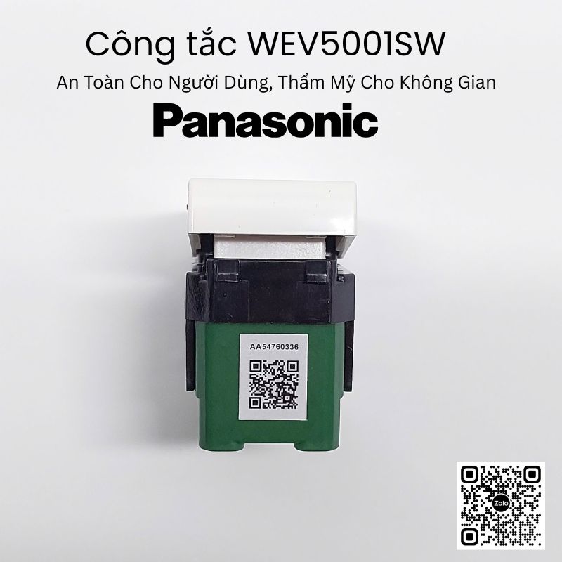 Công tắc Panasonic WEV5001SW - Lựa chọn tinh tế cho dự án, nhà ở và thiết kế nội thất